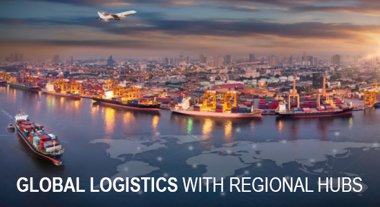 Rutronik Global Logistics with regional Hubs